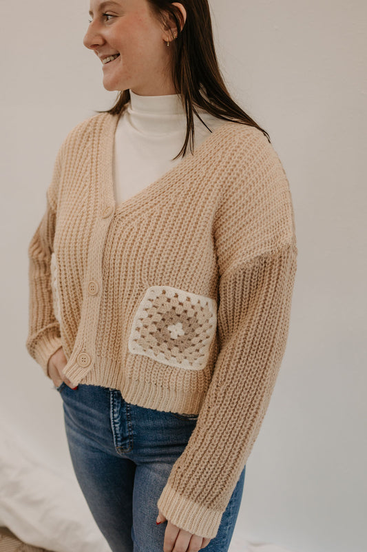 LINA CROCHET CARDIGAN BY IVY & CO