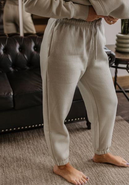 DANAE SAGE FLEECE JOGGERS BY IVY & CO