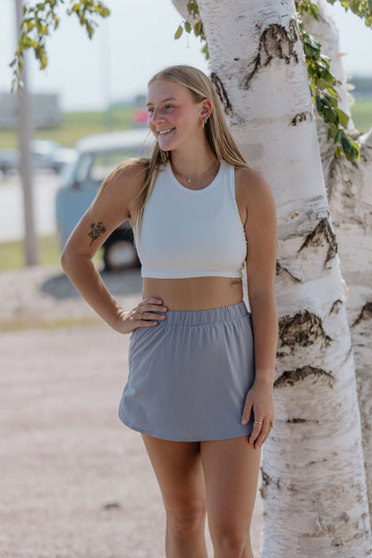 LOTTIE CROPPED RACER CROP TANK TOP 2 COLOR OPTIONS BY IVY & CO