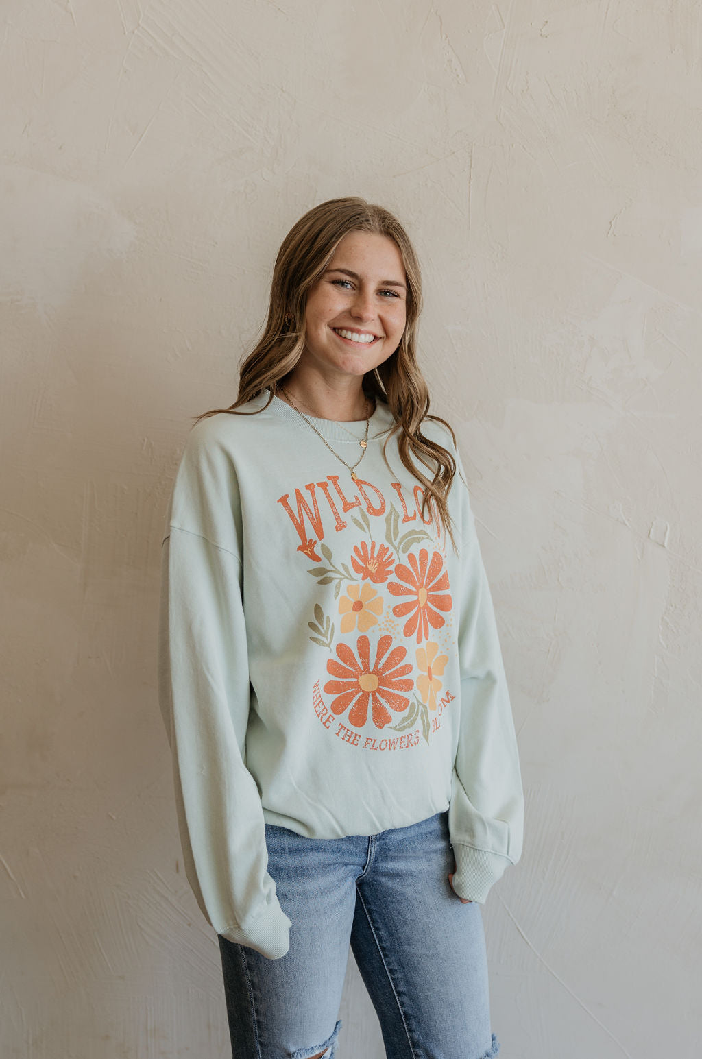 WILD LOVE CREWNECK SWEATSHIRT BY IVY & CO