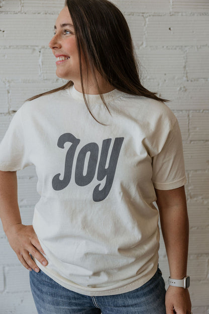 JOY IVORY GRAPHIC TEE