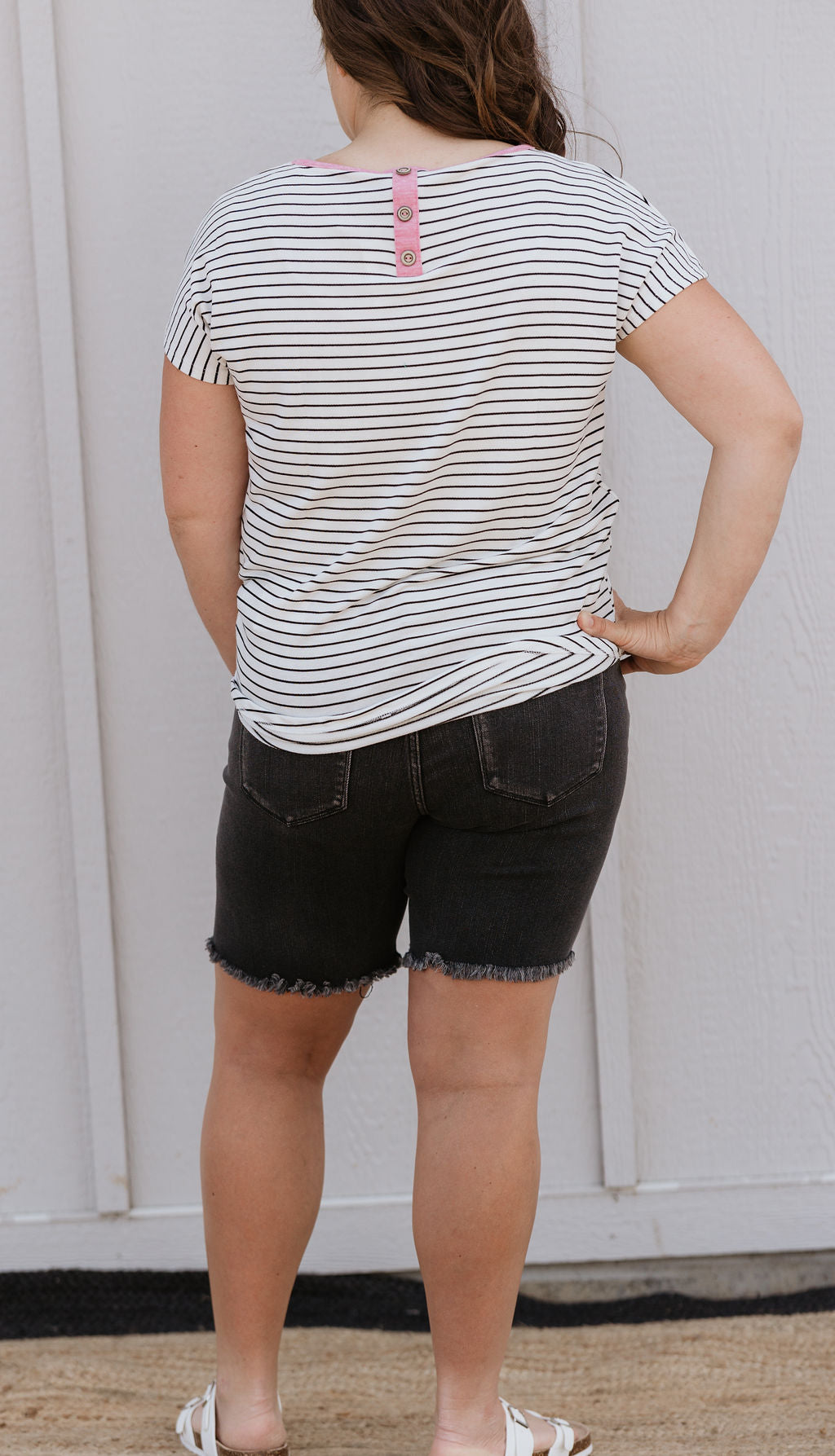 DANIELLE BERMUDA HIGH RISE SHORTS