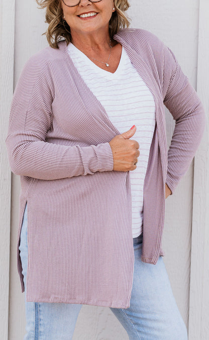 JOCELYN RIBBED CARDIGAN MULTIPLE COLOR OPTIONS