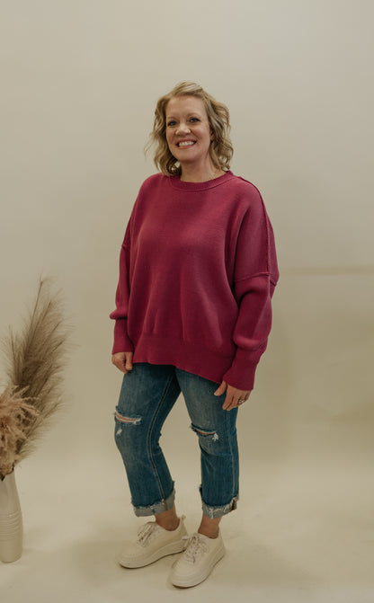 NANCI CURVY/REG OVERSIZED SWEATER