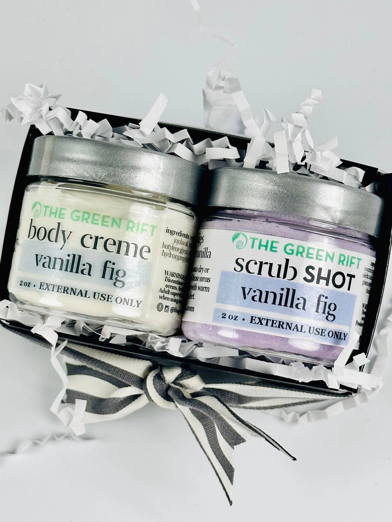 BODY CREME + SUGAR SCRUB MINI SPA SET