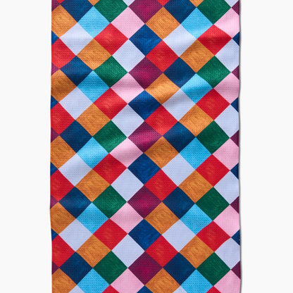 CHRISTMAS GEOMETRY TEA TOWEL