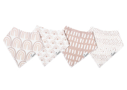 COPPER PEARL BABY BANDANA BIBS