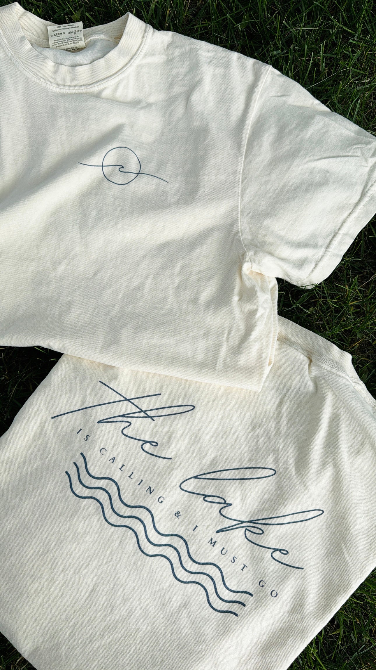 THE LAKE IS CALLING GRAPHIC TEE