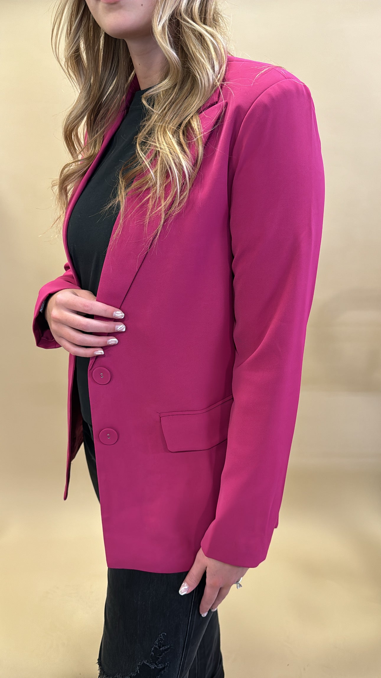 ROSALYN MAGENTA BLAZER