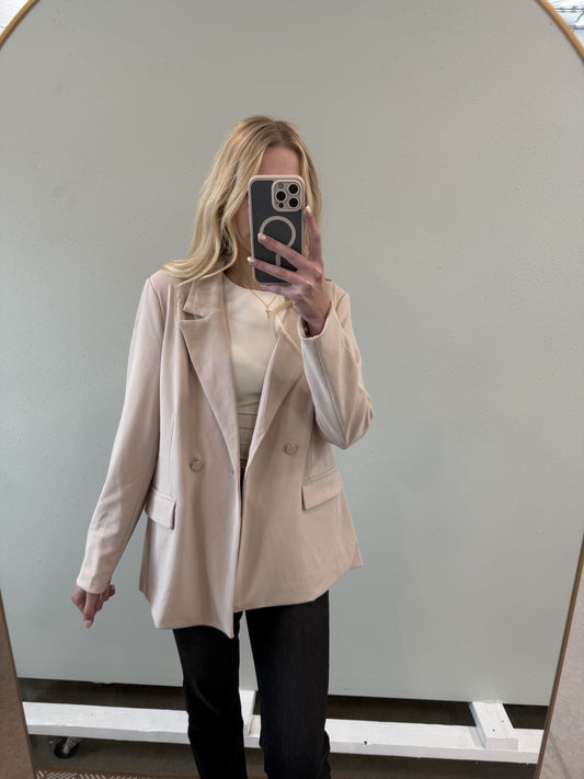 MONICA OATMEAL BLAZER