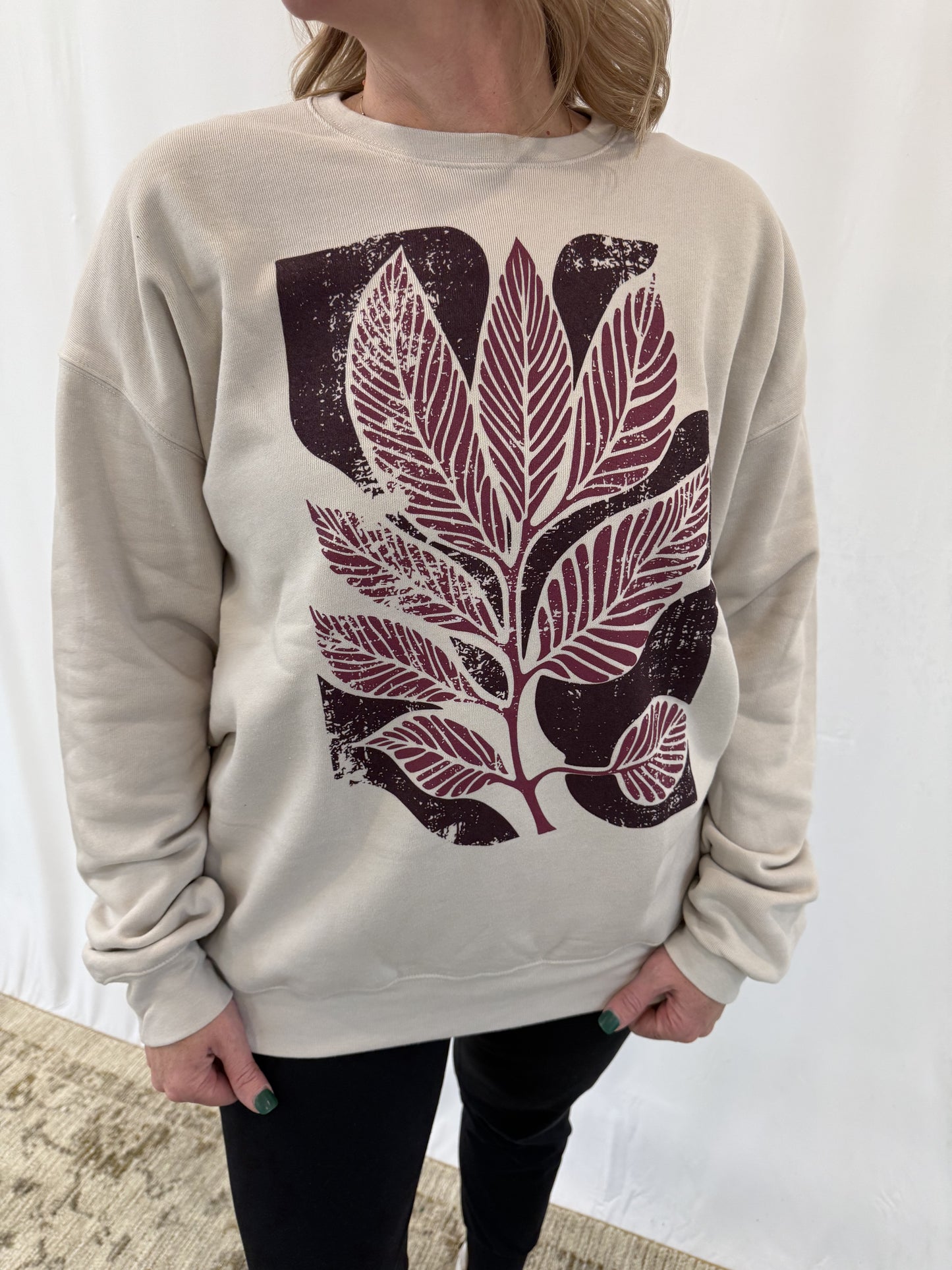 SWEET BAY LEAF CREWNECK SWEATSHIRT