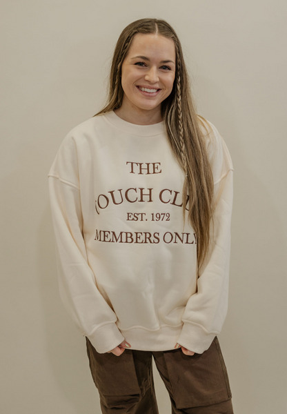 THE COUCH CLUB CREWNECK SWEATSHIRT BY IVY & CO