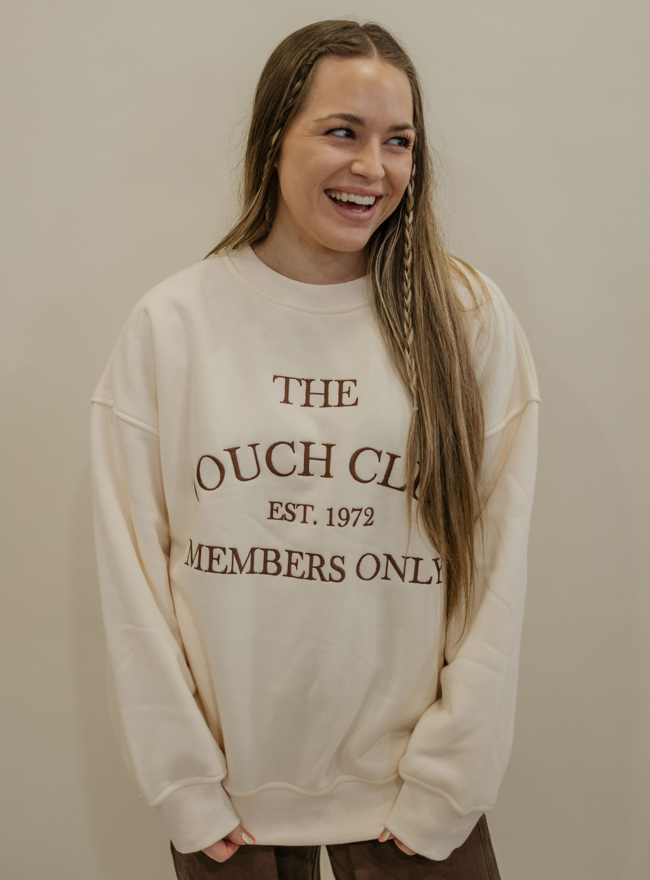 THE COUCH CLUB CREWNECK SWEATSHIRT BY IVY & CO