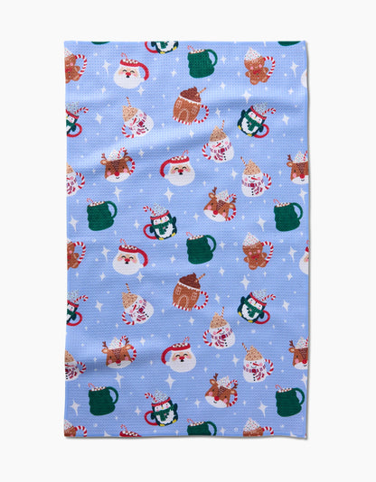 CHRISTMAS GEOMETRY TEA TOWEL