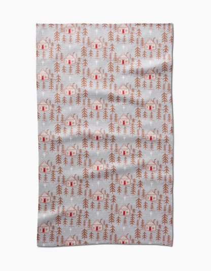 CHRISTMAS GEOMETRY TEA TOWEL