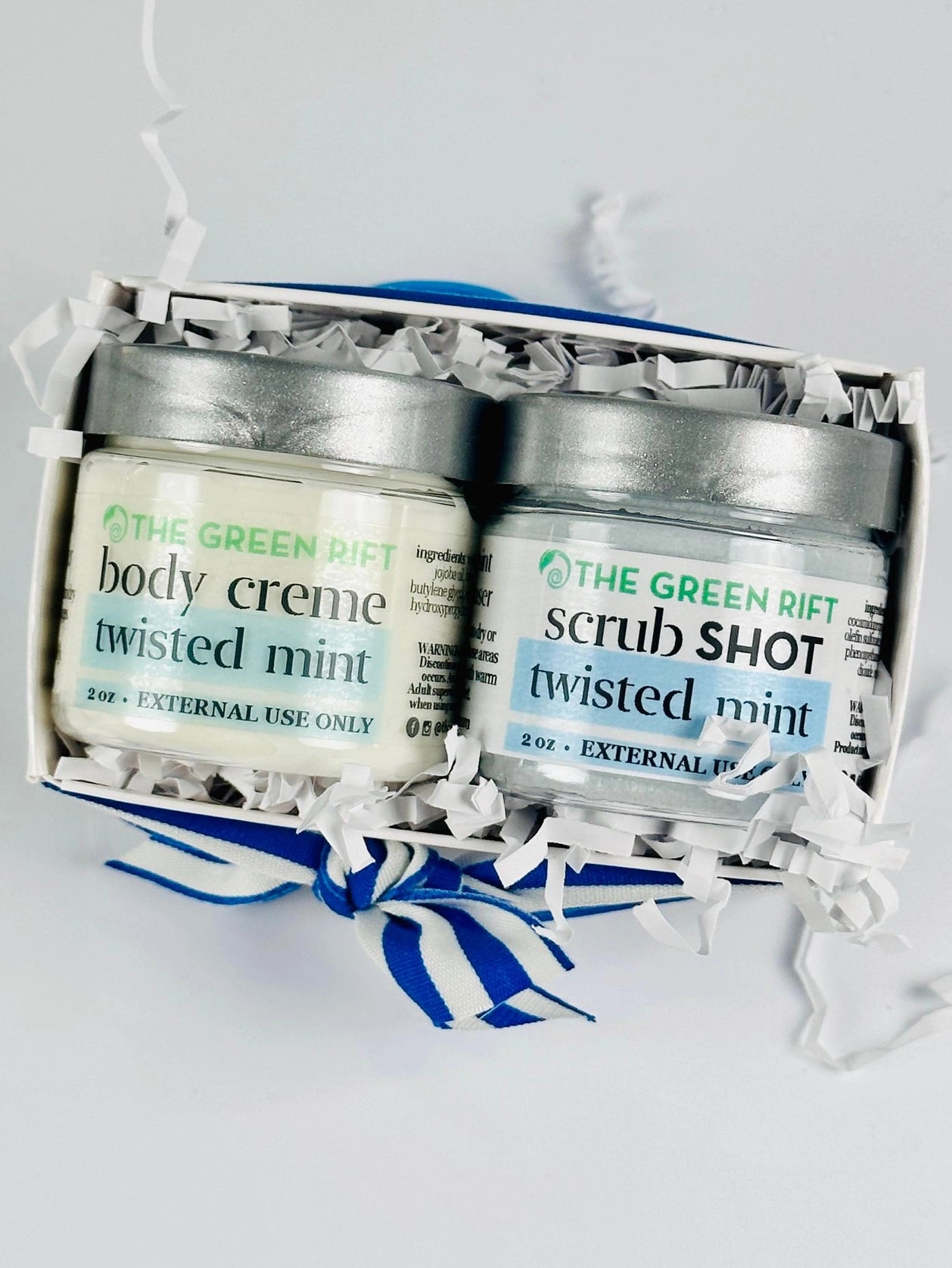 BODY CREME + SUGAR SCRUB MINI SPA SET