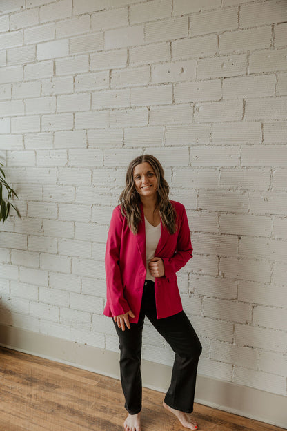 ROSALYN MAGENTA BLAZER