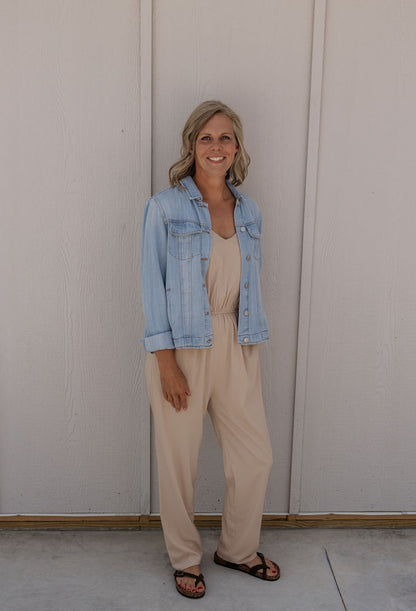 KENDAL BEIGE JUMPSUIT