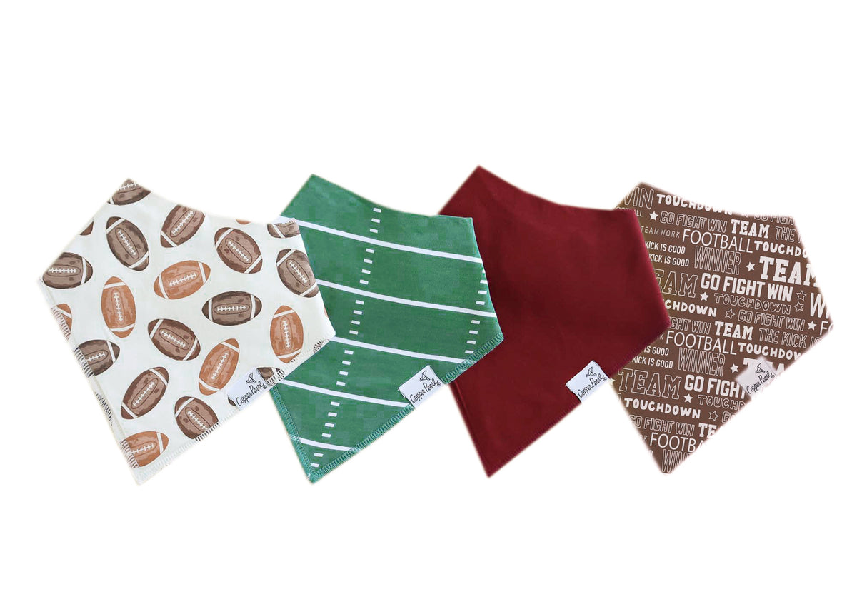 COPPER PEARL BABY BANDANA BIBS