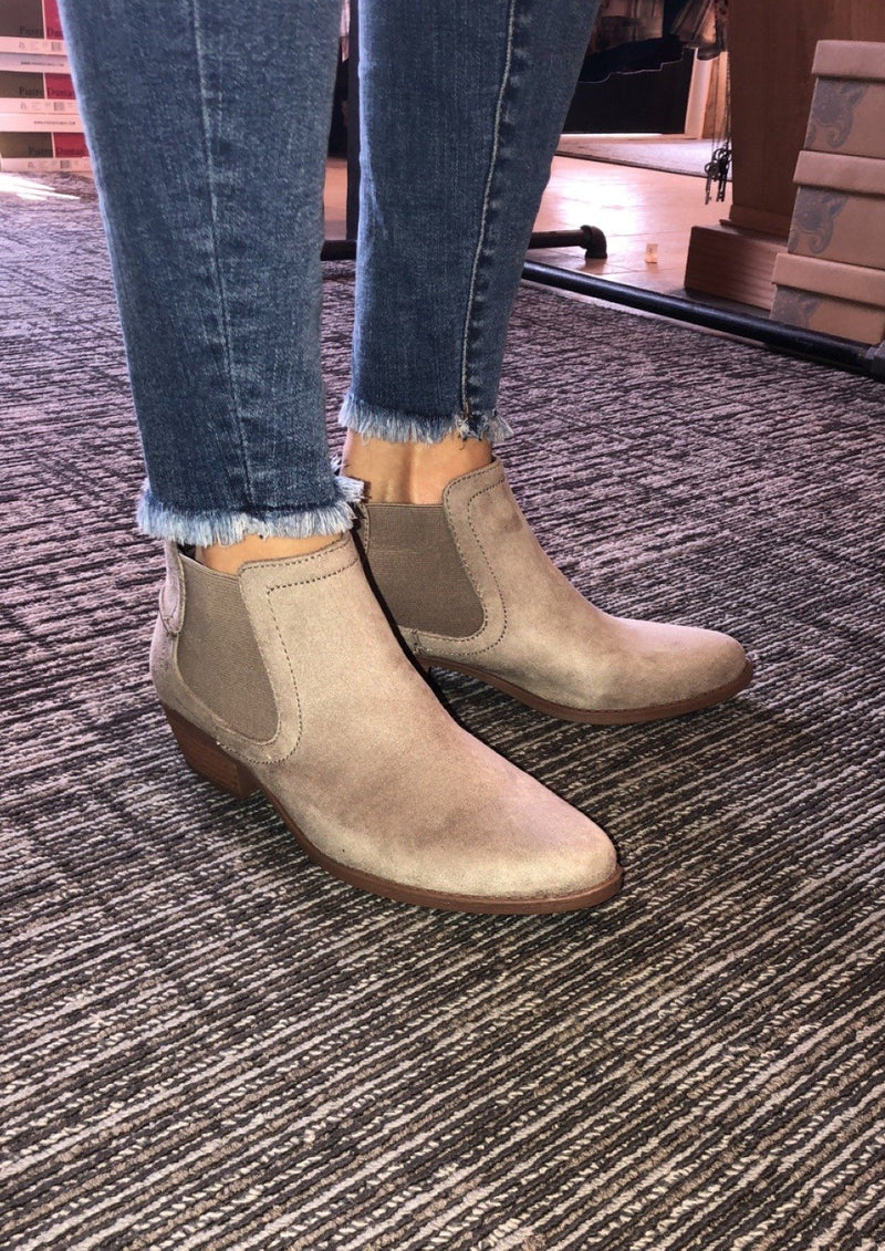Taupe Casual Short Booties