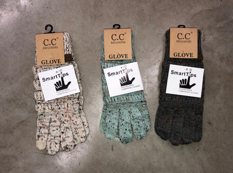 C.C. knitted gloves