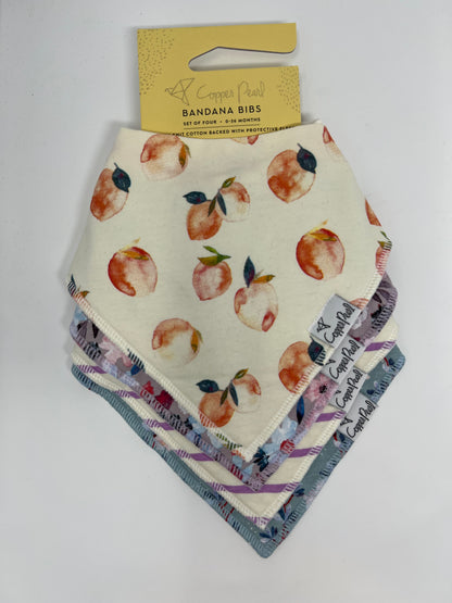 COPPER PEARL BABY BANDANA BIBS