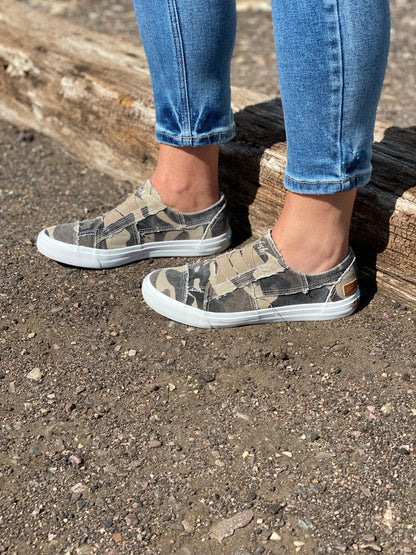 Natural camo marley sneaker