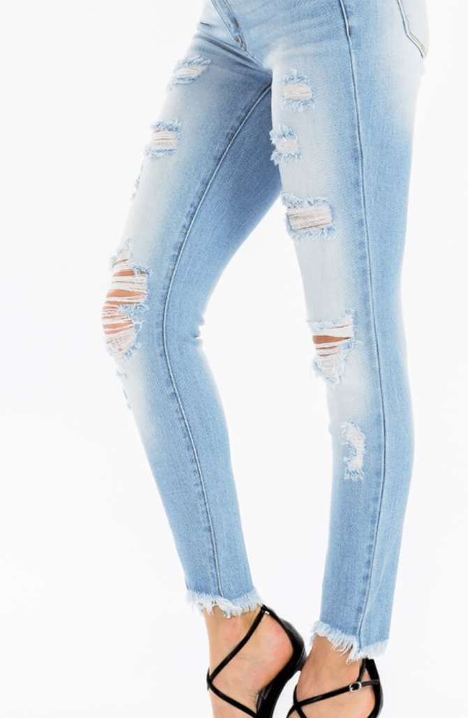 Gemma Mid Rise Super Skinny Jean