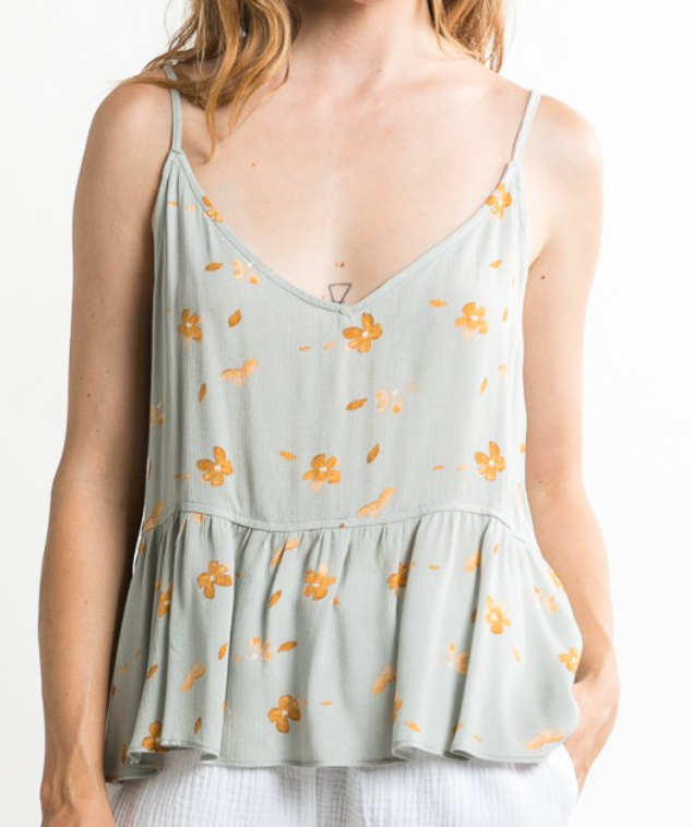 LOLA FLORAL FLOWY TANK BY IVY & CO