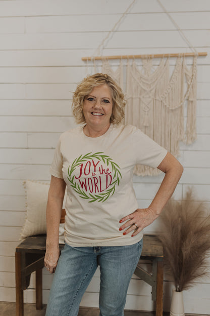 JOY TO THE WORLD GRAPHIC TEE