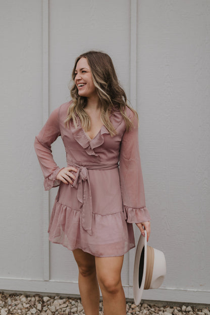 JAYLEN RUFFLED DRESS BY IVY & CO